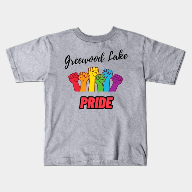 Greenwood Lake Pride Kids T-Shirt by Tom Kenison Designs